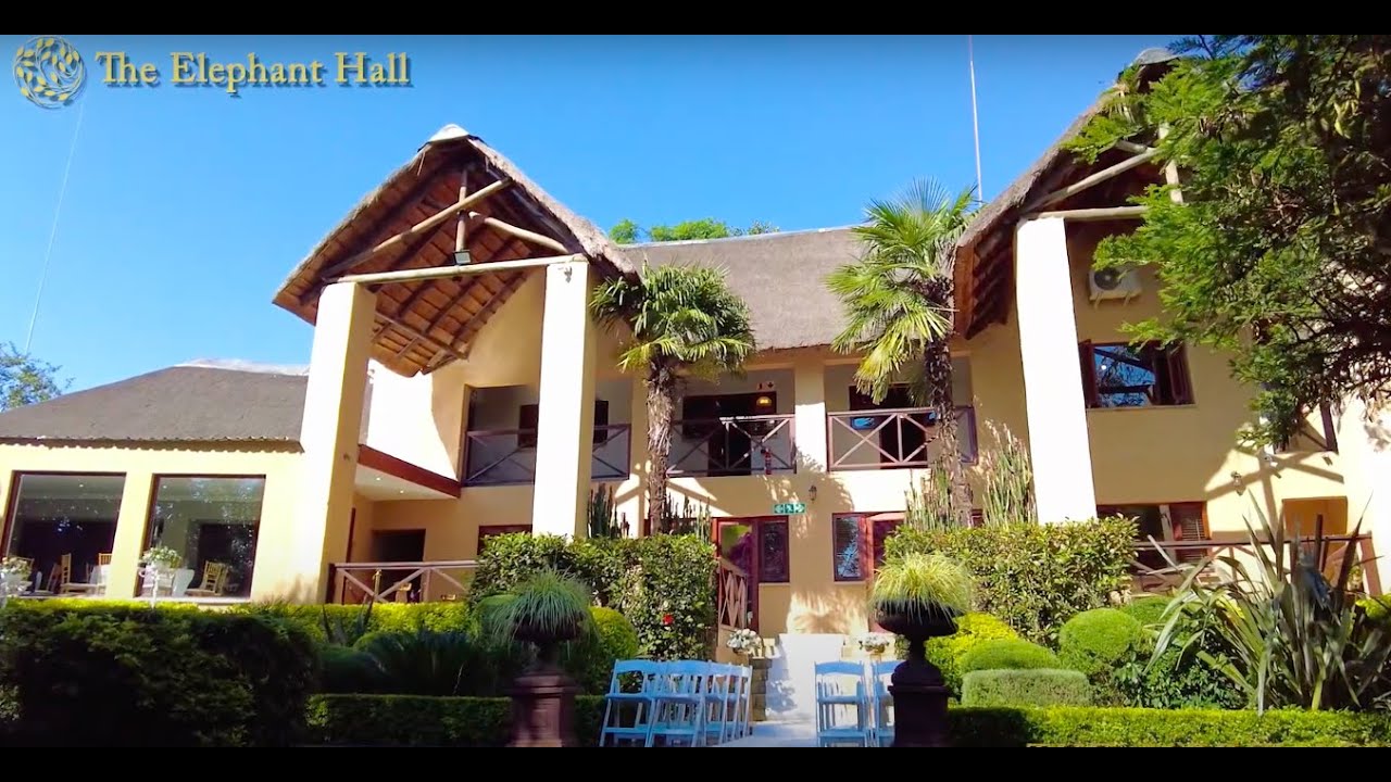 The Garden Venue - Elephant Hall. 80 to 140 Guests. Virtual Tour Wedding Venue & Hotel. Jhb Gauteng