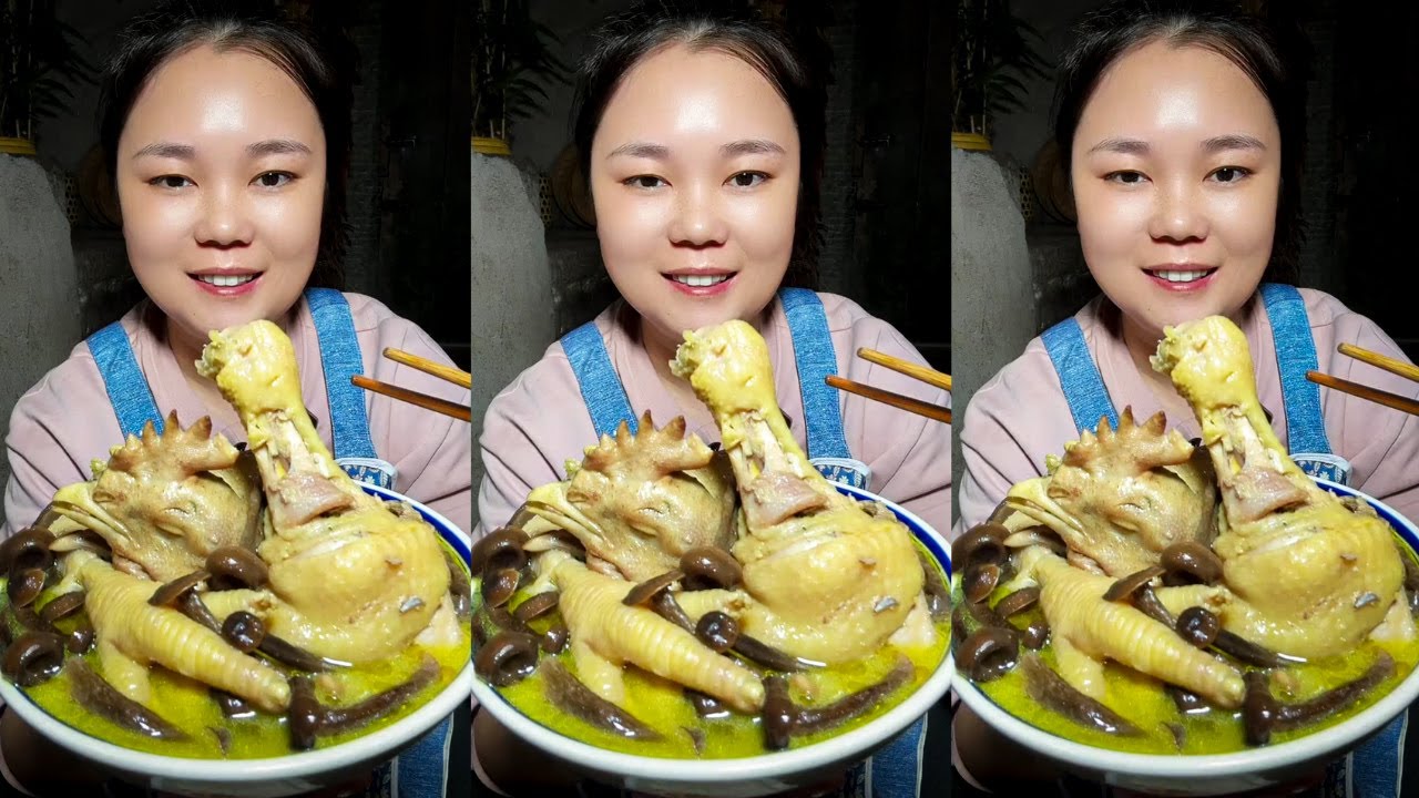 Satisfying Eating Chicken Soup So Delicious | Let&rsquo;s Eat Show Rural Chinese Food