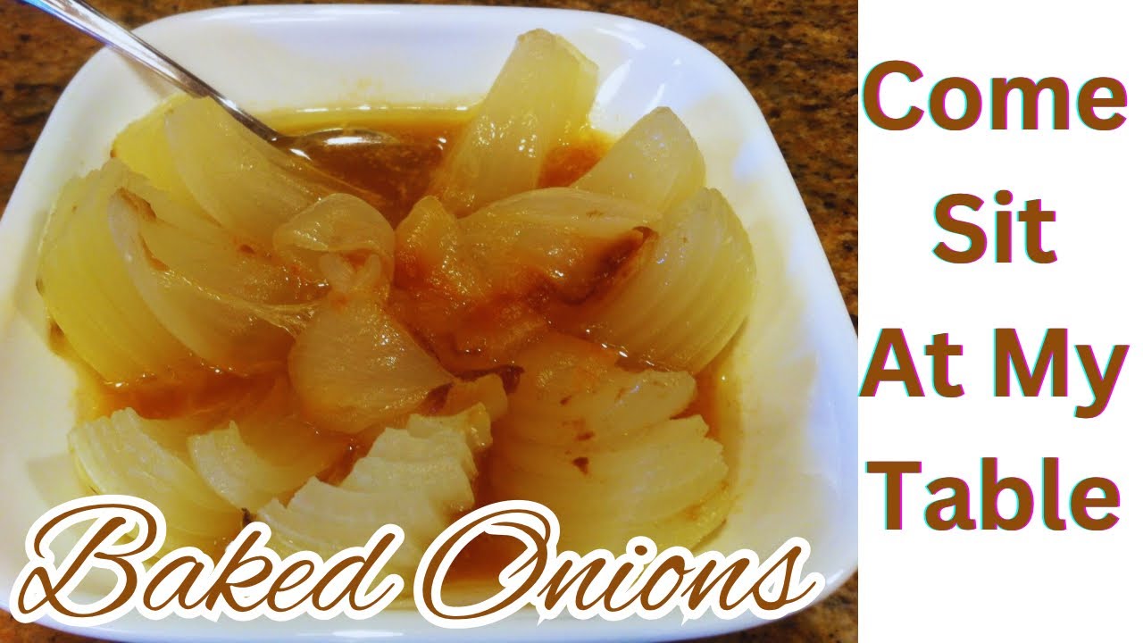 Baked Onions - A Delicious Side That Tastes Like French Onion Soup - Rich, Savory,Flavorful