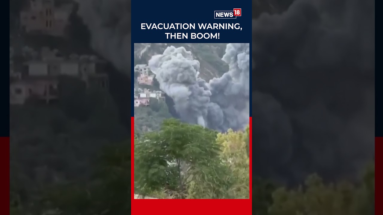 Israel Strikes Arab Salim After Evacuation Warning: Moment Of Impact | N18S