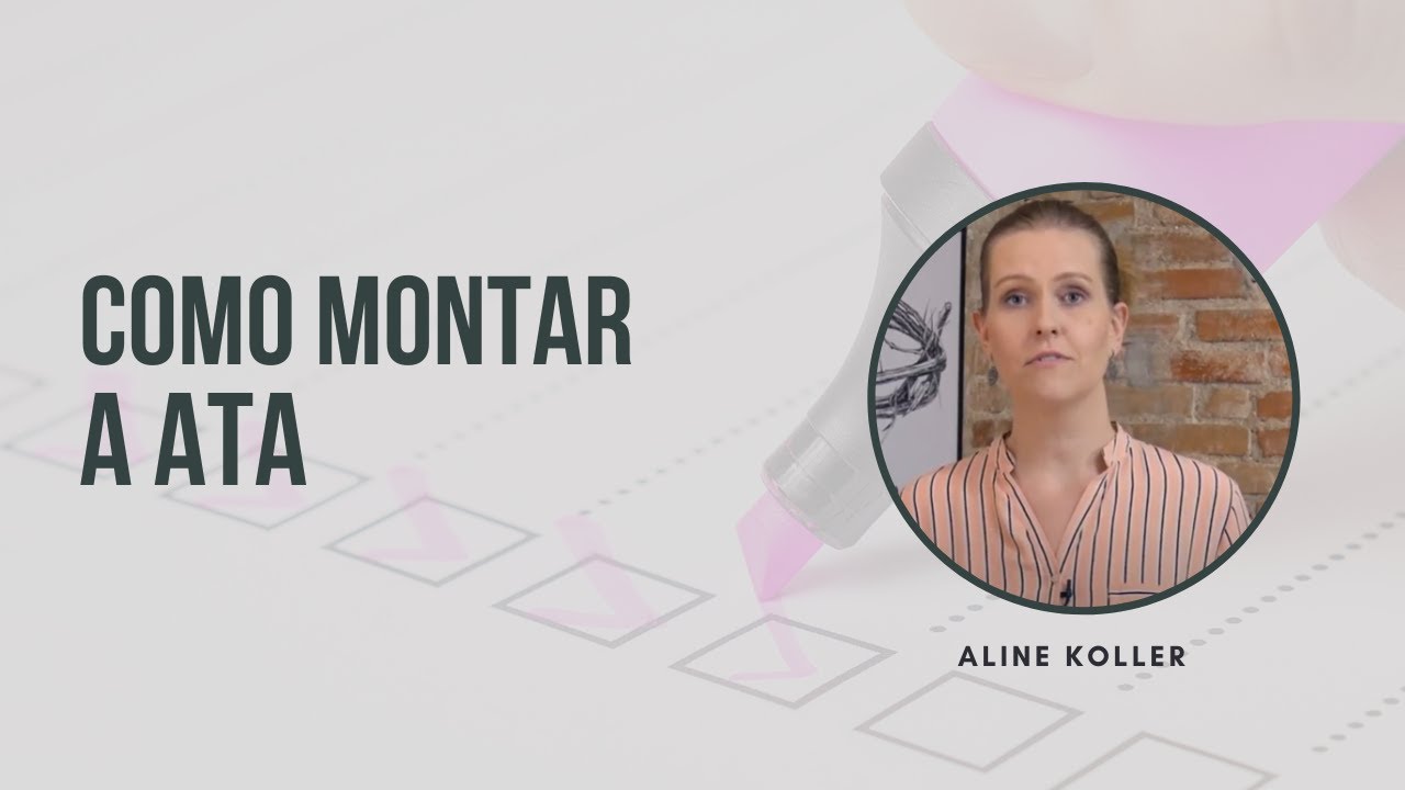 Como montar a Ata