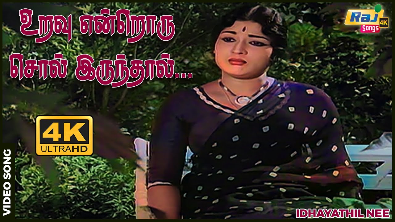 உறவு என்றொரு சொல் இருந்தால்...| Gemini Ganesan | Devika | Viswanathan–Ramamoorthy | Raj 4k Songs