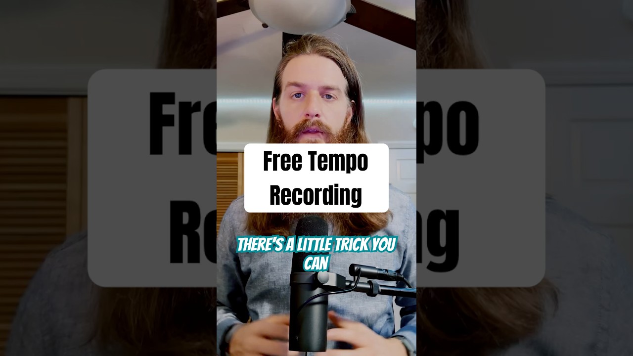 Free Tempo Recording Mode is a hidden gem in Logic Pro #musicproducer #logicprox