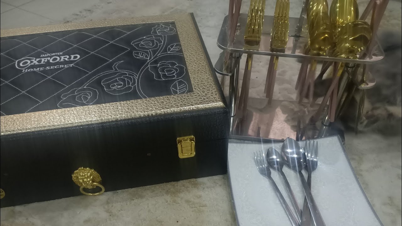 شنطة معالق جهازي وكل اطقم المعالق اللي جبتها في جهازي / سلسلة جهاز العروسة