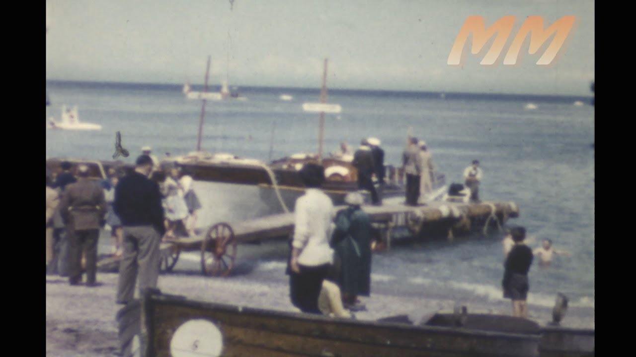 Babbacombe Torquay Devon Holiday 1950s old cine film 258