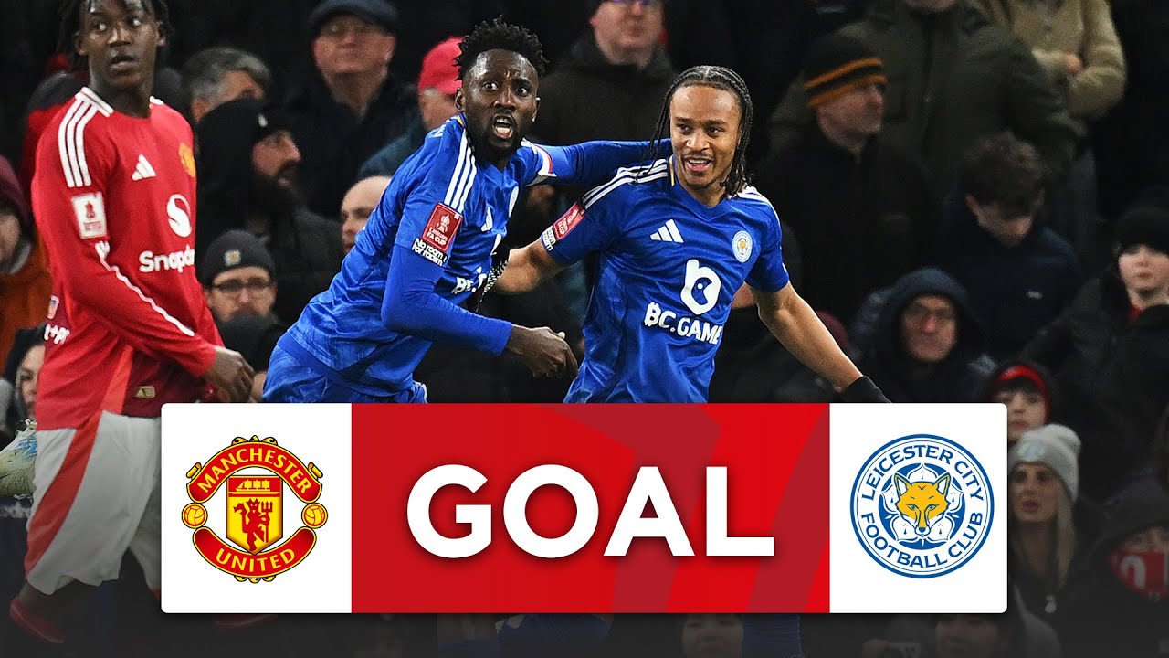 GOAL | Bobby De Cordova-Reid | Man United v Leicester City | Fourth Round | Emirates FA Cup 24-25