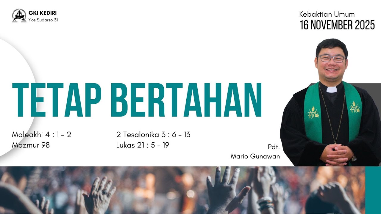 KEBAKTIAN UMUM MINGGU GKI KEDIRI 