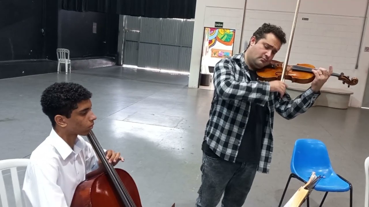 Se vós baterdes, Ele vos abre! Roberto e Felipe (Cello)