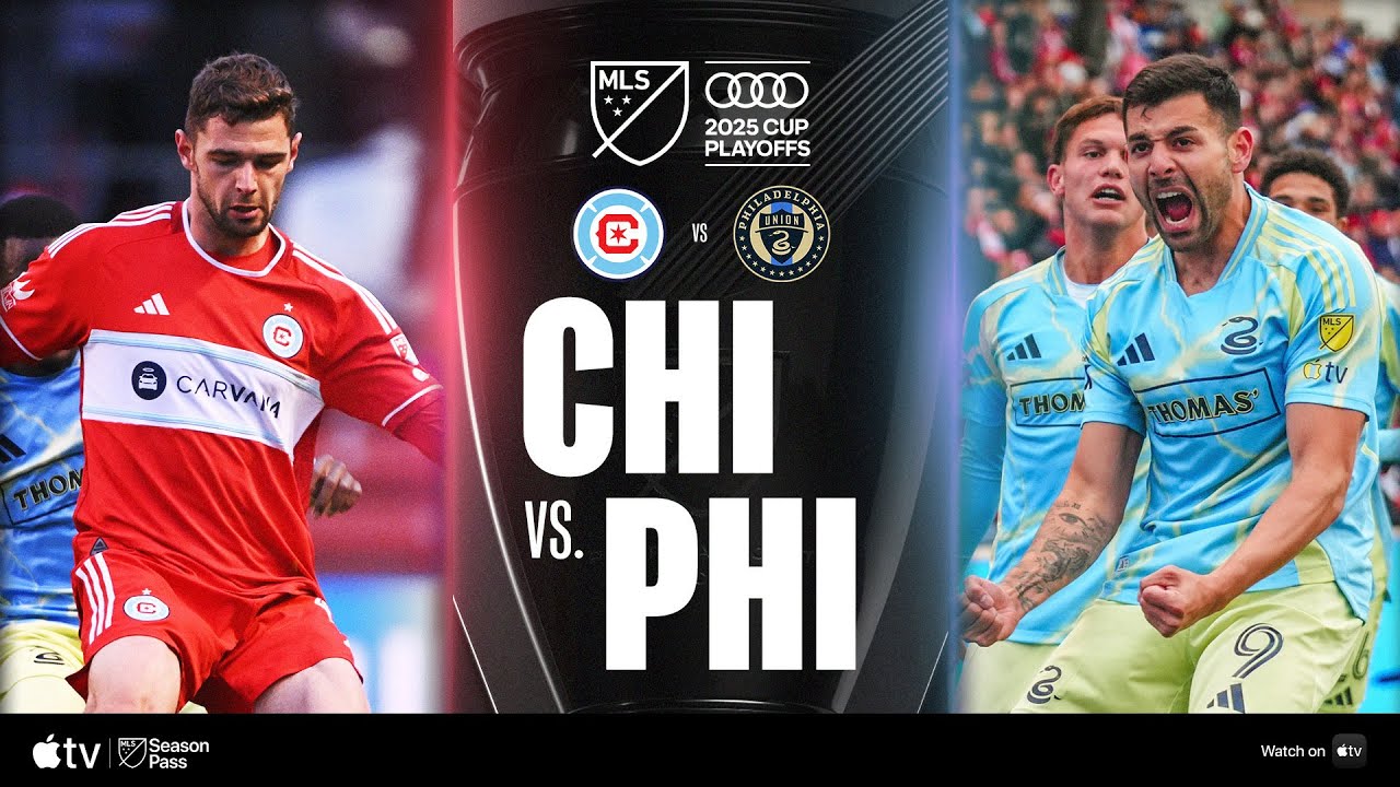 Chicago Fire FC vs. Philadelphia Union | Full Match Highlights | 2025 Audi MLS Cup Playoffs