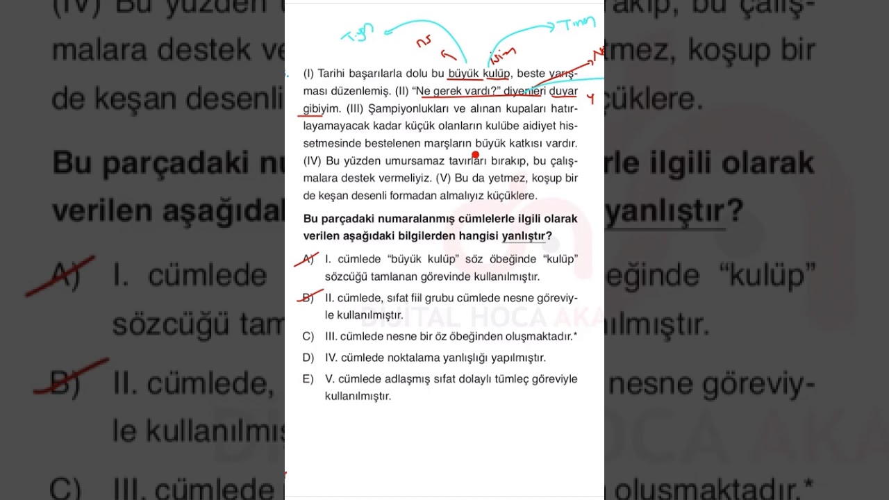 ÖSYM Tahmin Sorular