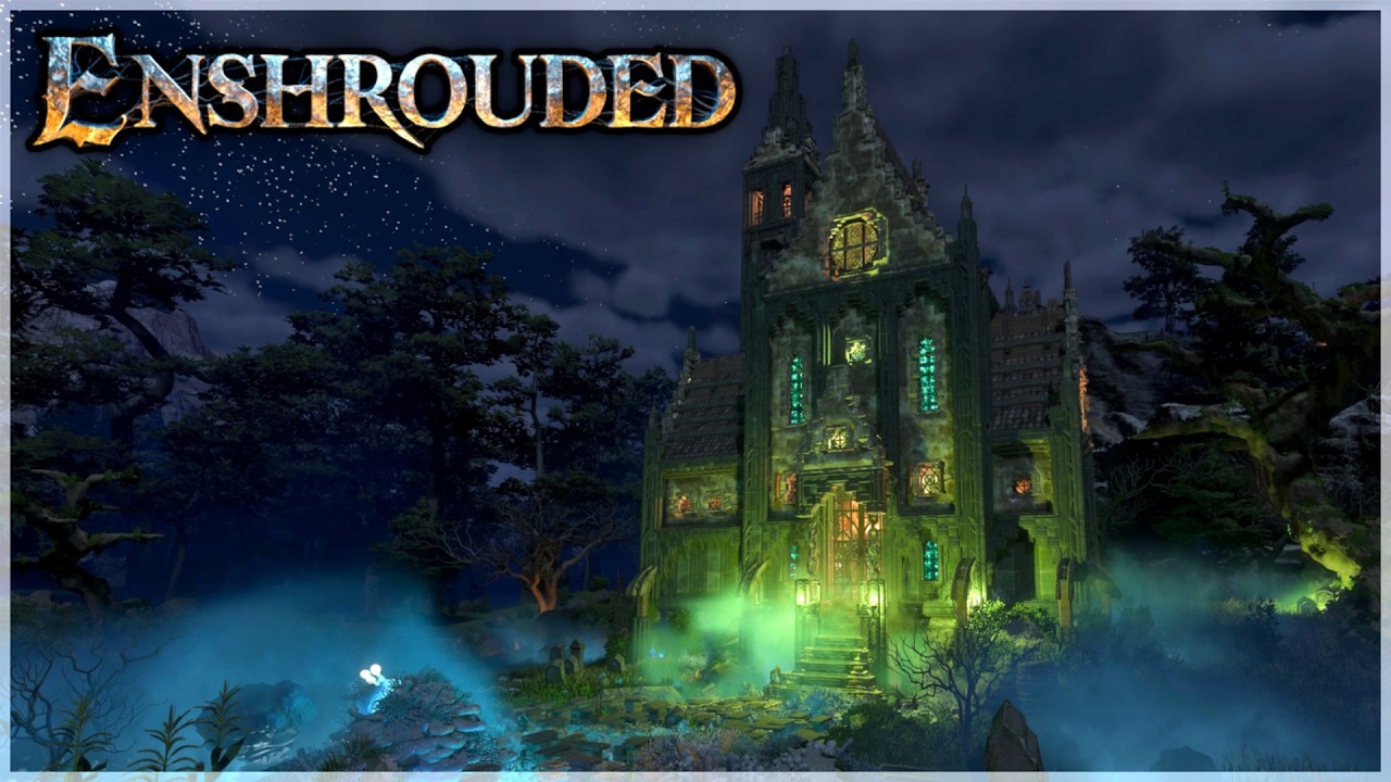 I Built the Most Haunted Church in Enshrouded!
