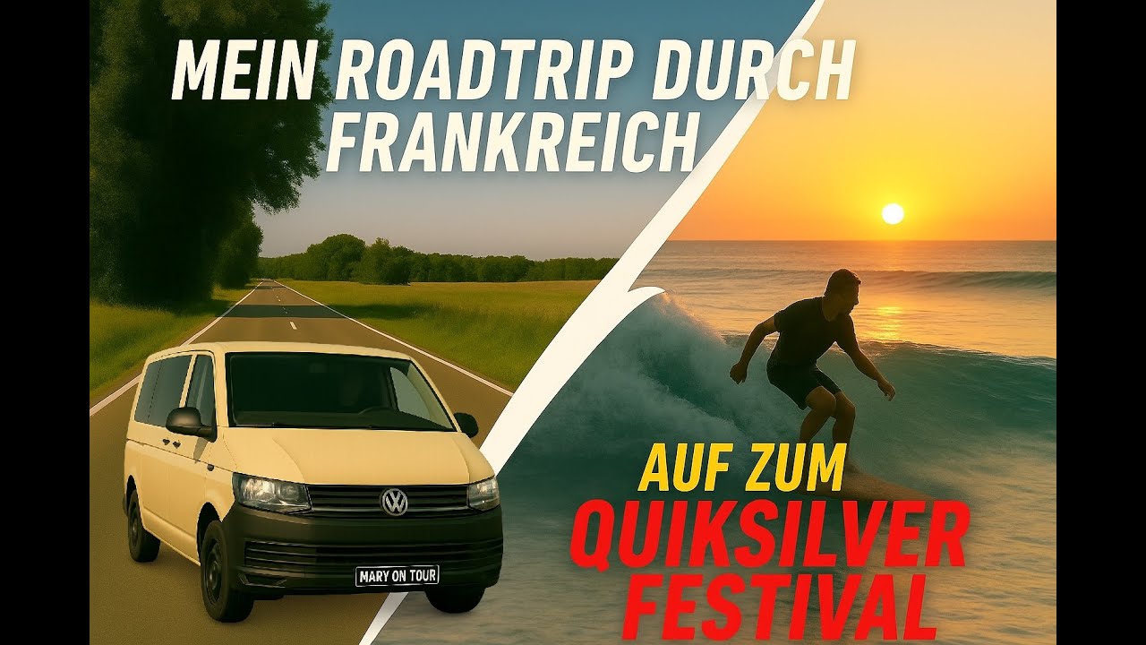 Roadtrip durch Frankreich - 1. Video (Anreise, Quiksilver Festival mit Surf Contest und Skatepark)