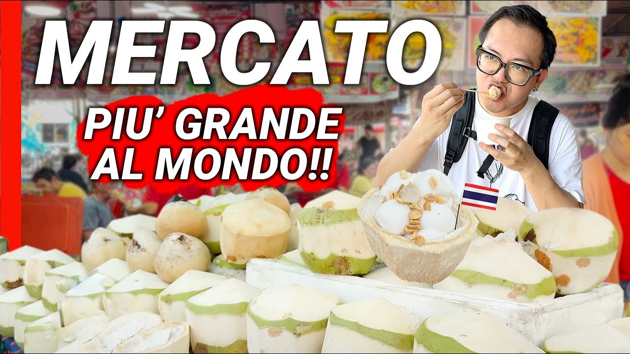 Mangio Tutto al CHATUCHAK Market di Bangkok