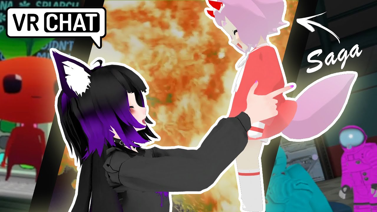 Me and my VR daughter 🥰😄-VRChat Funny moment's