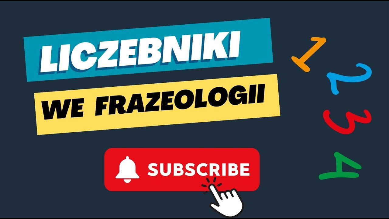 Liczebniki we frazeologii i przysłowiach