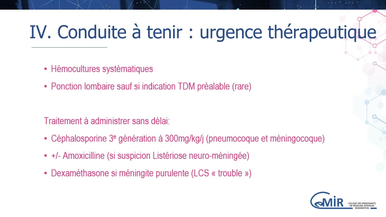 7 46 1 Infections neuro-méningées