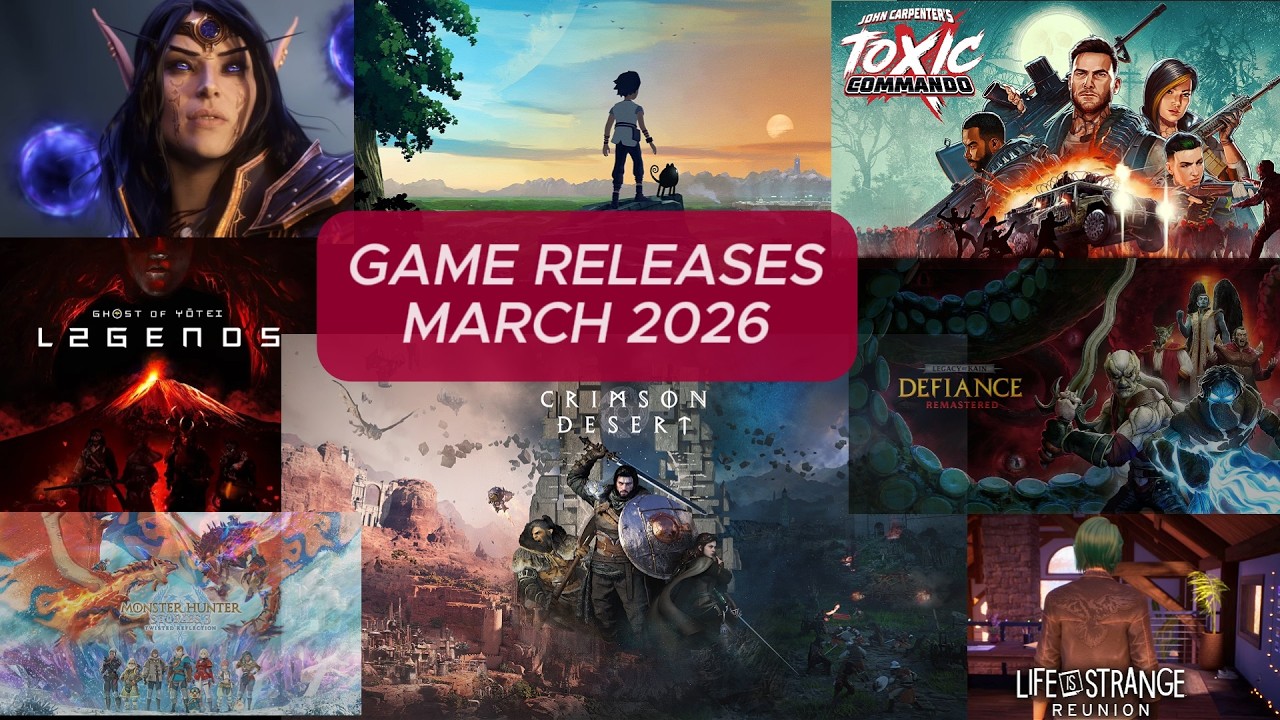 New Game Releases – March 2026 | PS5, Xbox, PC, Nintendo