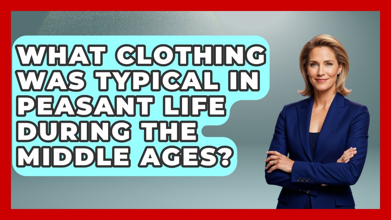 What Clothing Was Typical in Peasant Life During the Middle Ages? | Medieval Europe Uncovered News