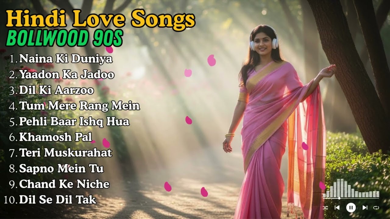 🌸 Hindi Romantic Love Songs 90s  Evergreen Bollywood Mix  Golden Old Melodies