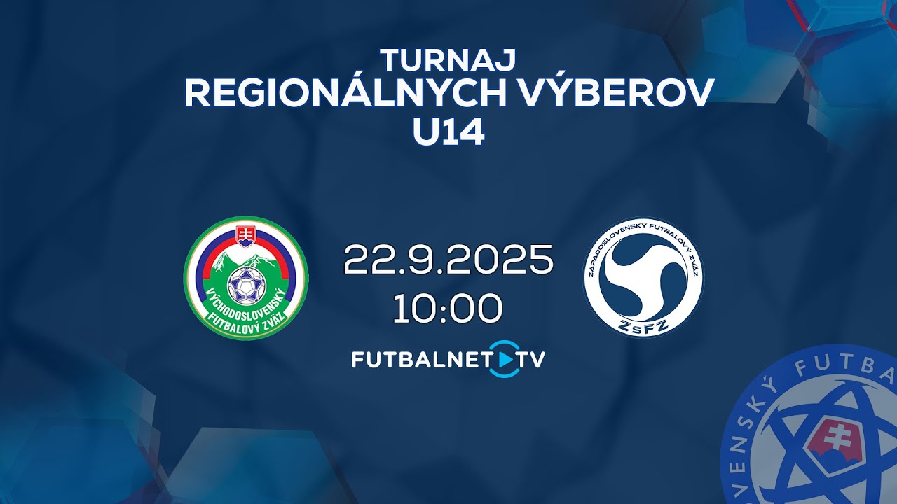 Turnaj Regionálnych Výberov U14 (September 2025) : VsFZ - ZsFZ