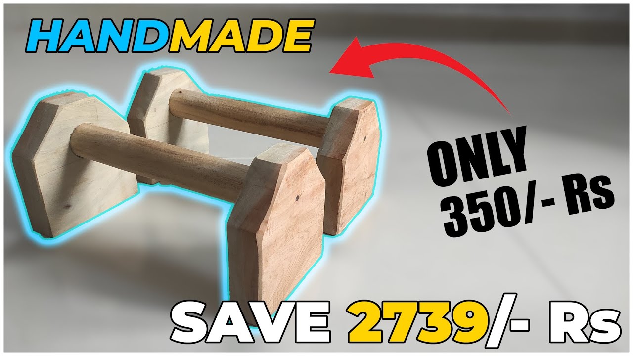 DON'T BUY Parallette ONLINE | Make your own at home (My first vlog)