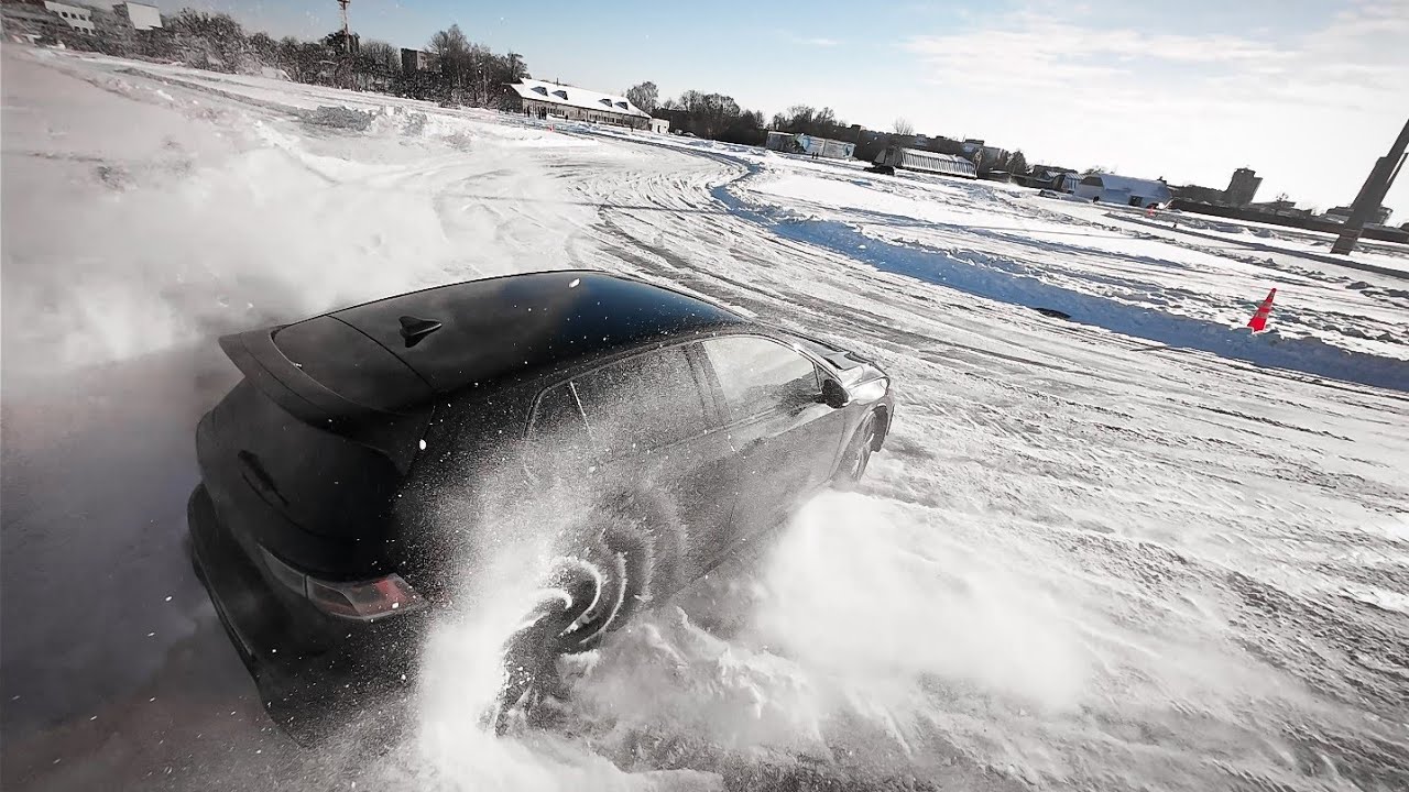 Winter race on ice FPV