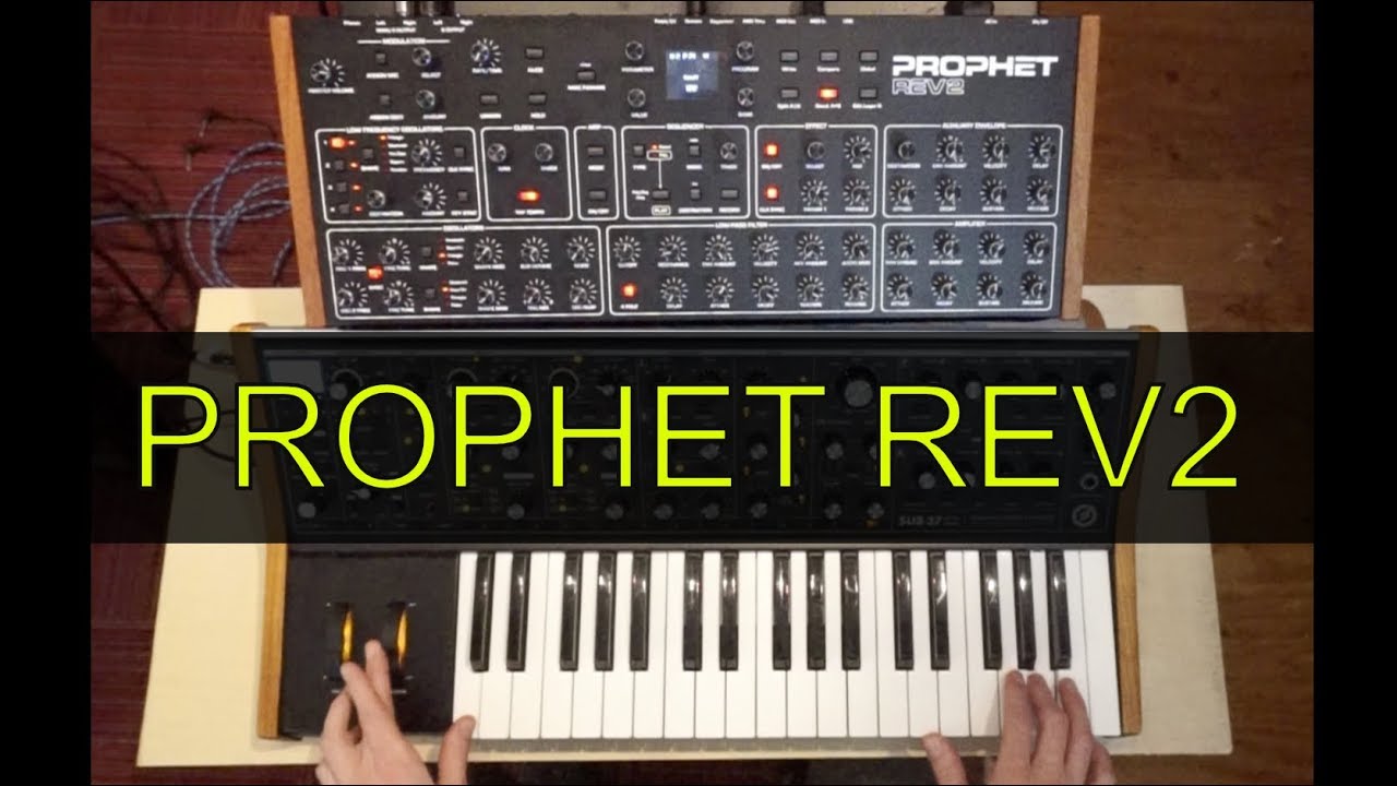 Prophet Rev2 Review/Demo (no talking) - playing through presets