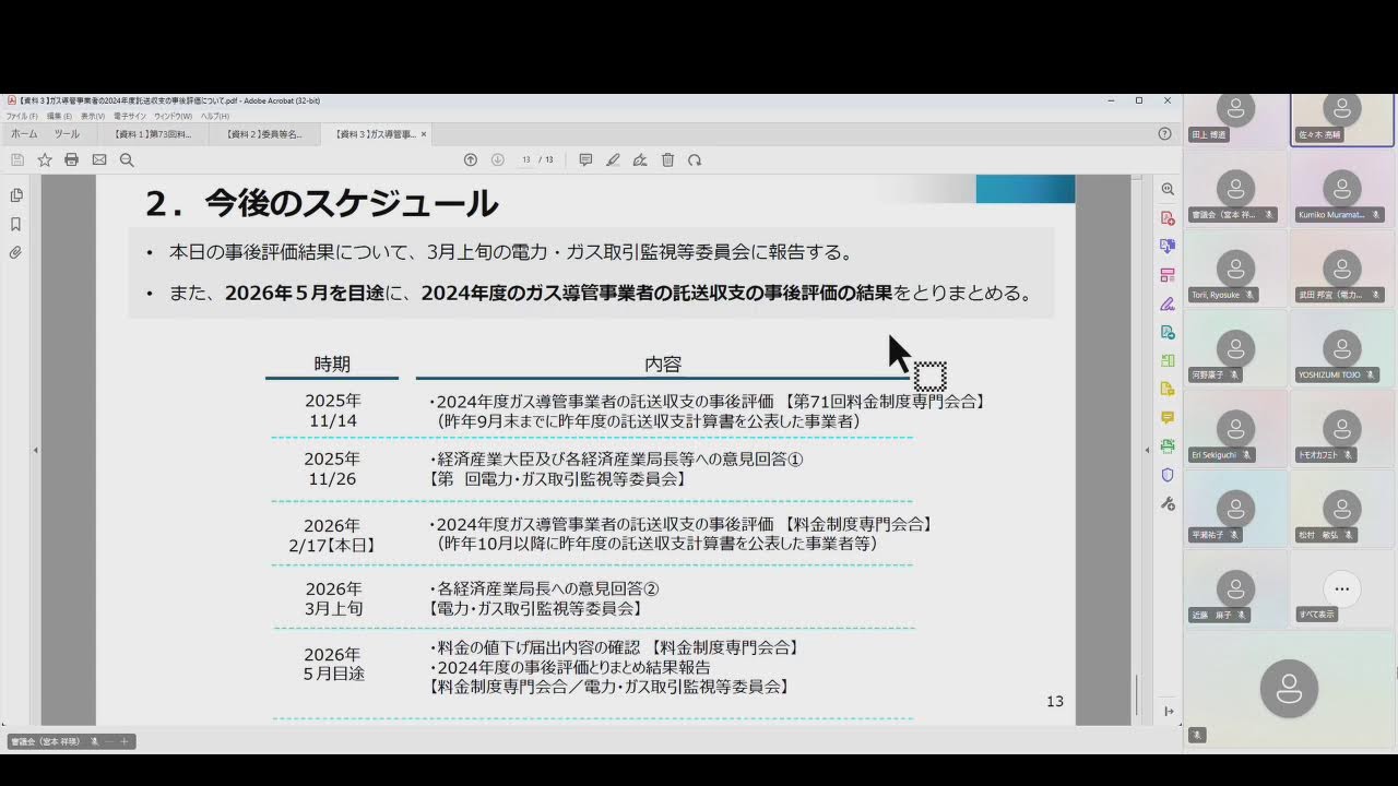 第73回料金制度専門会合
