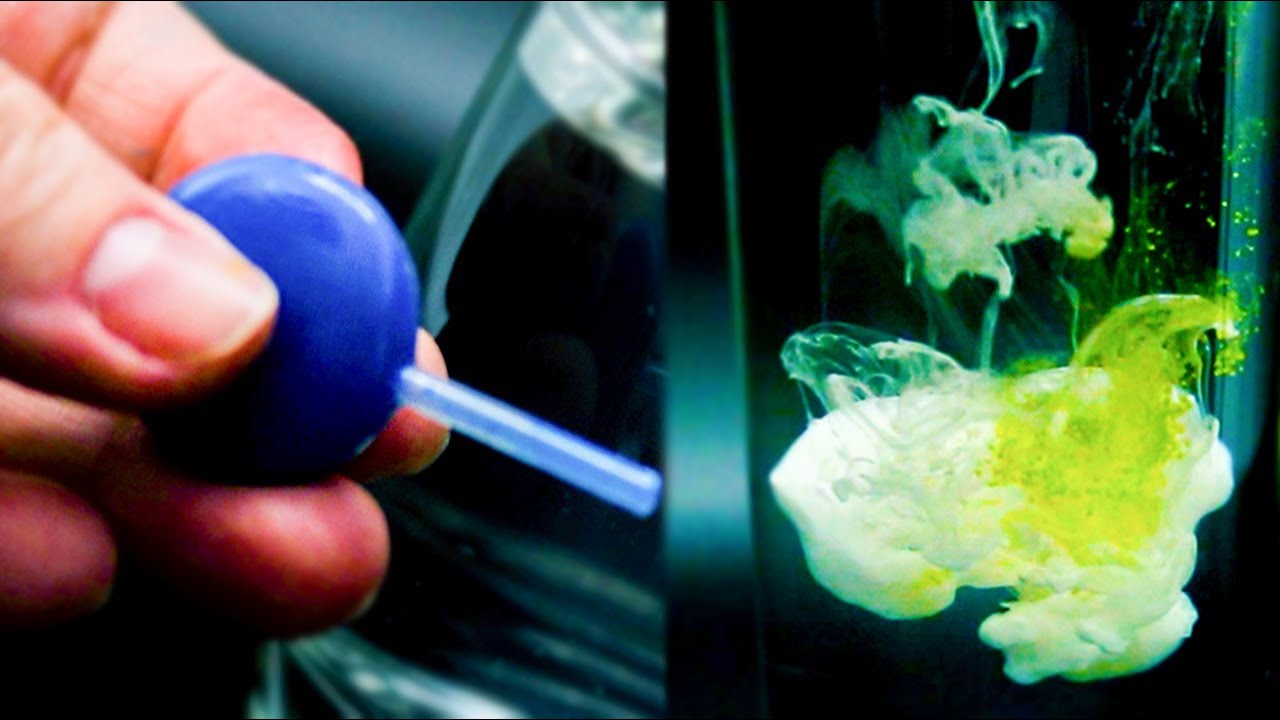 Ink in water, macro beautiful asmr to relax and fall asleep quickly, color in water.