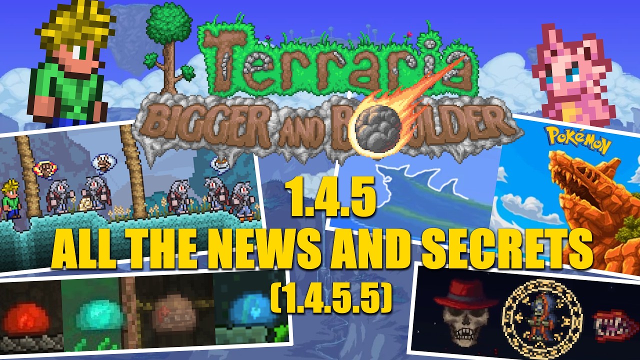 Terraria 1.4.5 (up to 1.4.5.5) | All News & Secrets Revealed – Fully Explained!