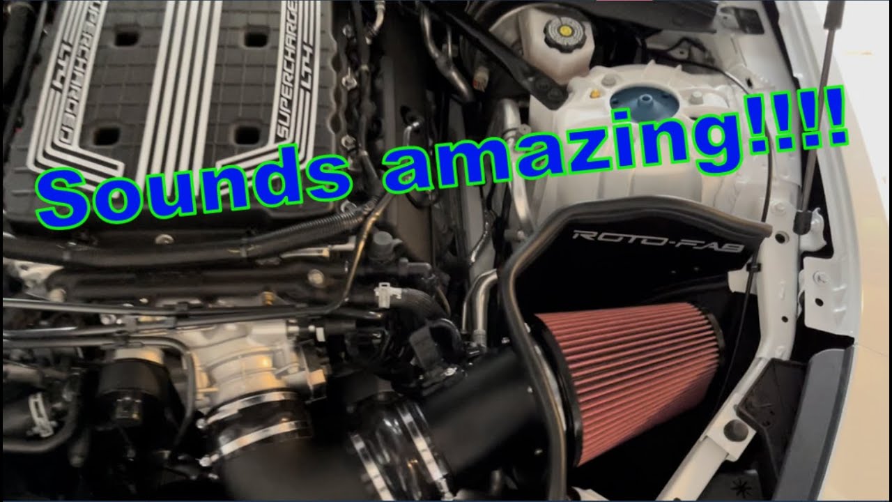MORE HORSEPOWER for the Camaro ZL1 1LE // Rotofab Intake install and review! #zl1 #zl11le #Camaro