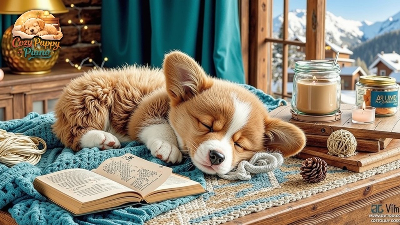 Успокаивающая музыка для собак ~ Фортепиано для сна и снятия тревоги у щенков