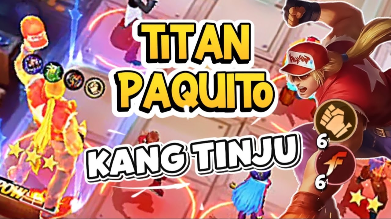 TITAN PAQUITO KANG TINJU DENGAN 6 BRUISER MERATAKAN CHESS BOARD | MAGIC CHESS GOGO SEASON 4
