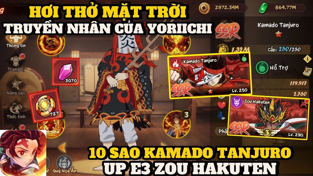 Hơi Thở Mặt Trời X7Game #23 - VŨ ĐIỆU HỎA THẦN KAMADO TANJURO 10 SAO , TRY HARD E3 ZOU HAKUTEN
