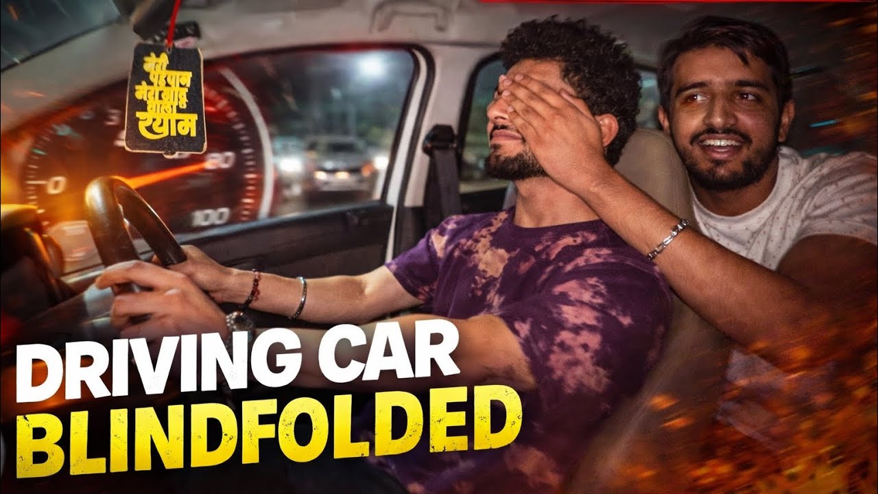 	“I Drove a Car Blindfolded… What Happened Next 😳”… ( Do not Try this ) 