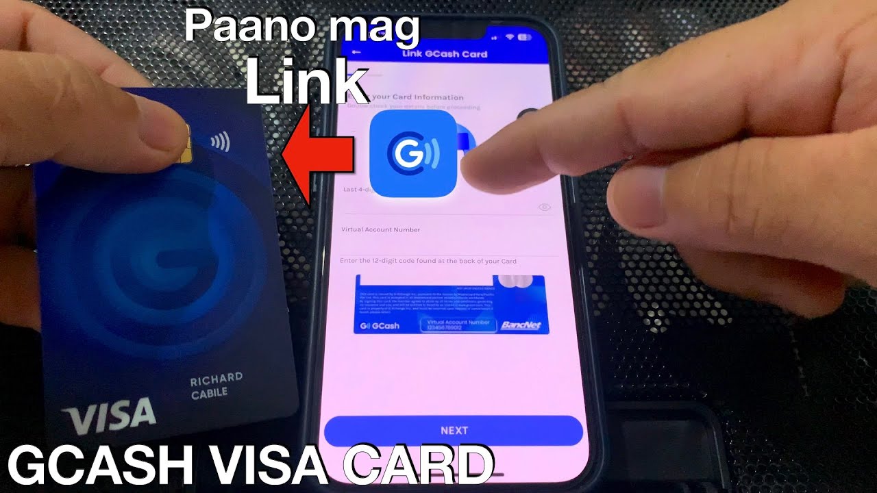 Paano mag Link ng Visa Gcash Card sa Gcash Account gamit ang Gcash Application