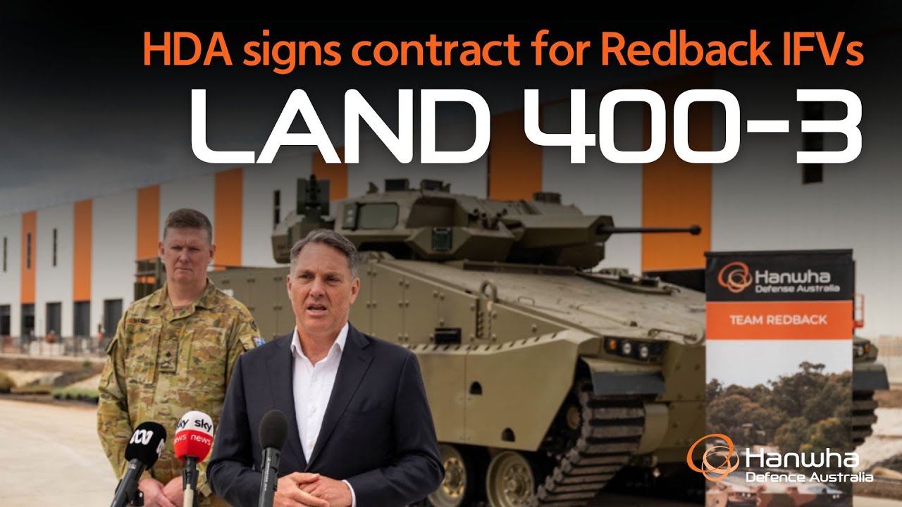 HDA Signs Land 400-3 Contract For Redback IFVs