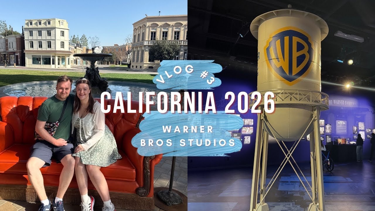 Видеоблоги из Калифорнии 2026 🇺🇸 | Экскурсия по студии Warner Bros 🎥 | Посещение съемочной площад...