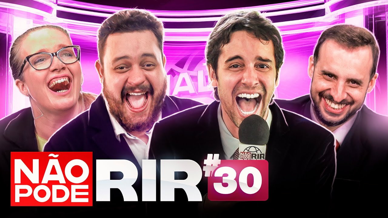 JORNAL N&Atilde;O PODE RIR com Rafael Studart, Marcos Castro, Luciana D'Aulizio e Estevam Nabote