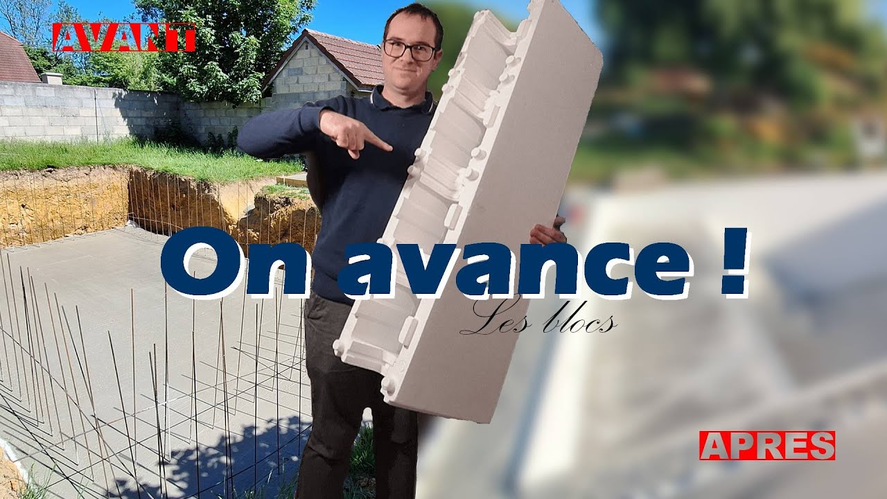 Je construis ma piscine creusée – Épisode 4 le montage des blocs