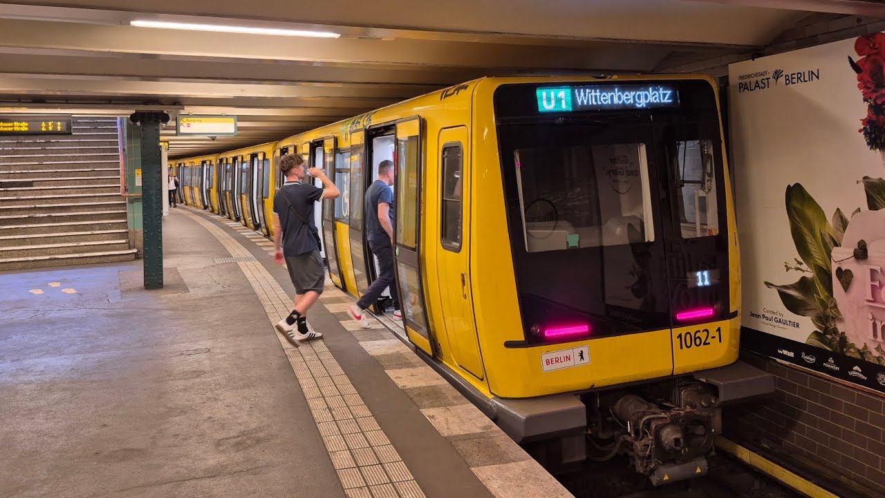 U-Bahn Berlin | Mitfahrt in der U1 von Uhlandstraße bis Wittenbergplatz im IK18 1062-2