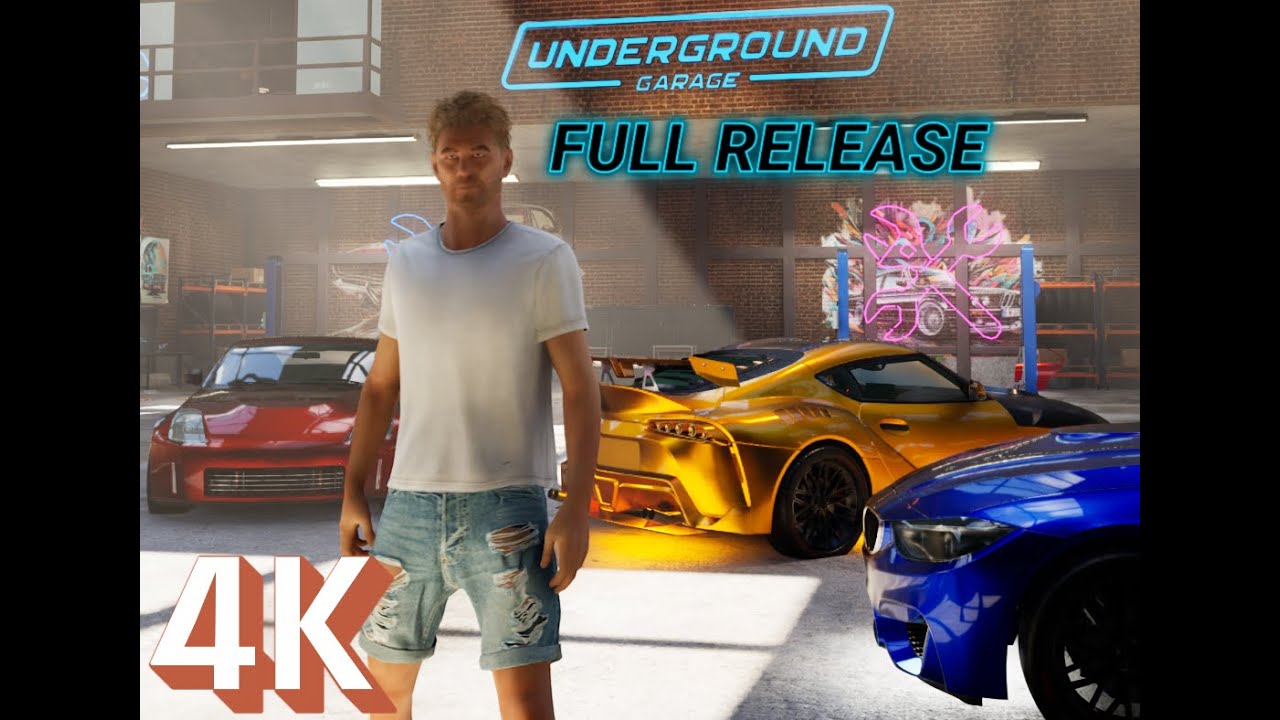 Underground Garage Full Release 1.0 (2160p4K) | Gameplay and Review | Voice Commenting |