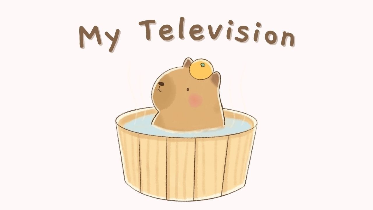 쉬는 날엔 뒹굴뒹굴 | 귀여운음악, 브이로그음악, 무료브금, Cute Piano Music (My Television)