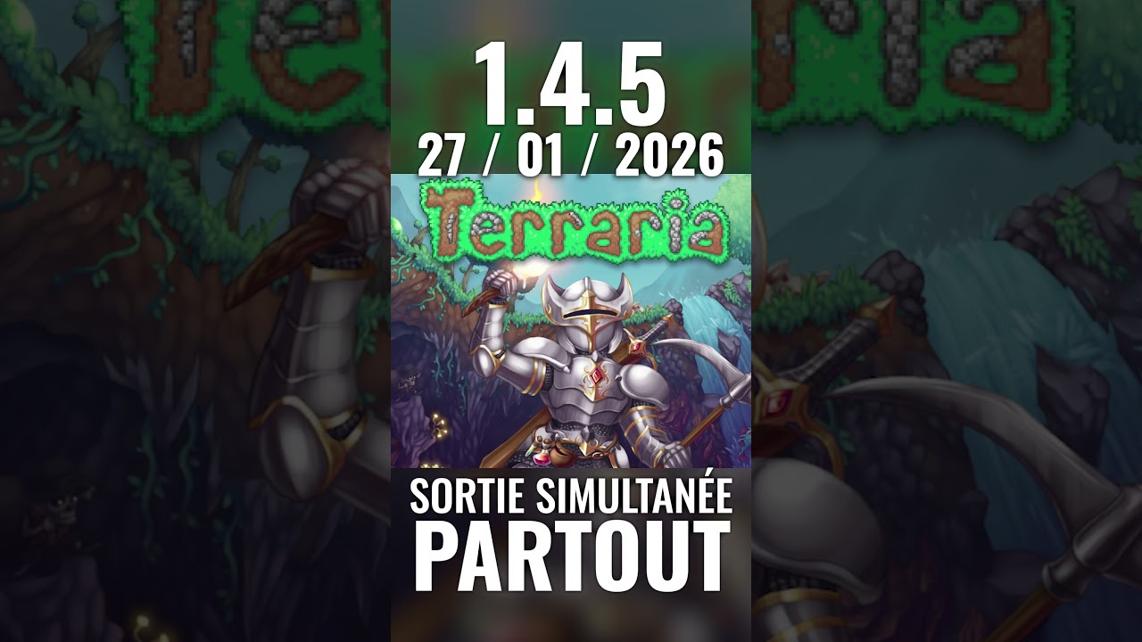 Terraria 1.4.5 sort le 27 Janvier 2026 !