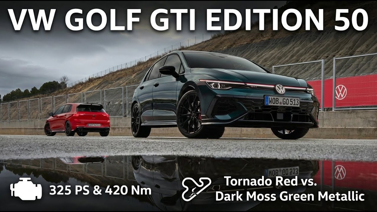 VW Golf GTI Edition 50 | Tornado Red & Dark Moss Green