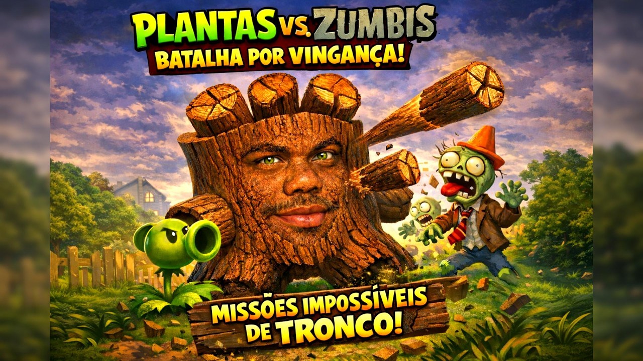 PLANTS VS ZOBIES | O DESAFIO IMPOSSIVEL DE TRONCO
