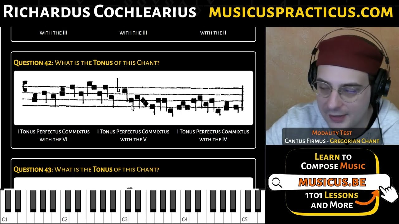 Что это за тон? Cantus Firmus &mdash; григорианское пение! № 42
