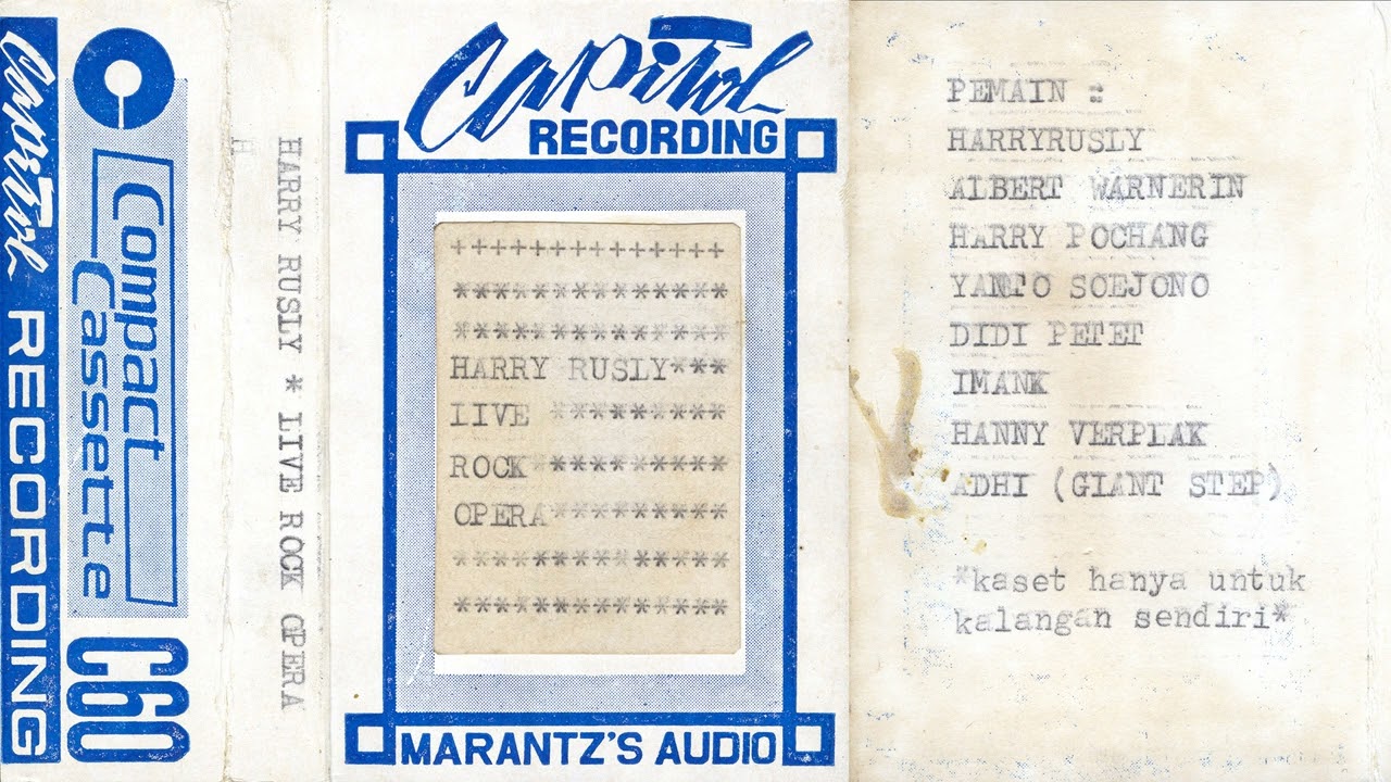 [1977?] Harry Roesli - Live Rock Opera [Full Tape Rip]