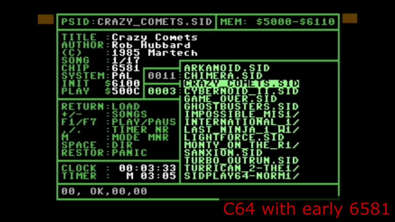C64 / SID 6581 Chiptunes
