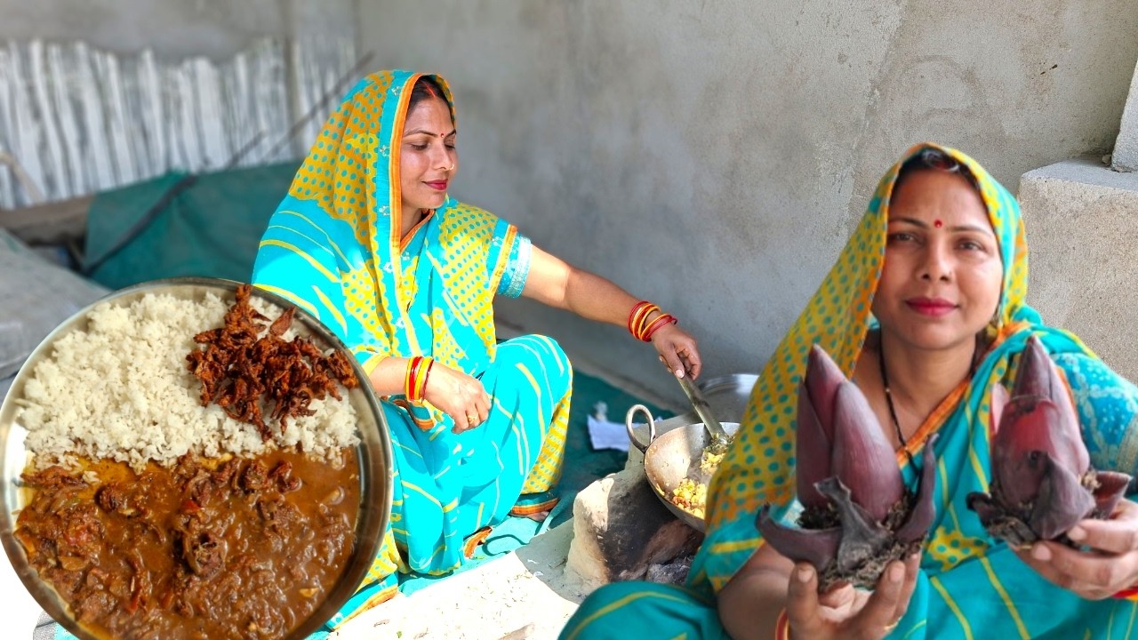 पहले मै बनाने से डरती थी, लेकिन ज़ब बनाये तो  यकीन नहीं हुआ इतना टेस्टी बनेगा |#केले के फूल की सब्जी